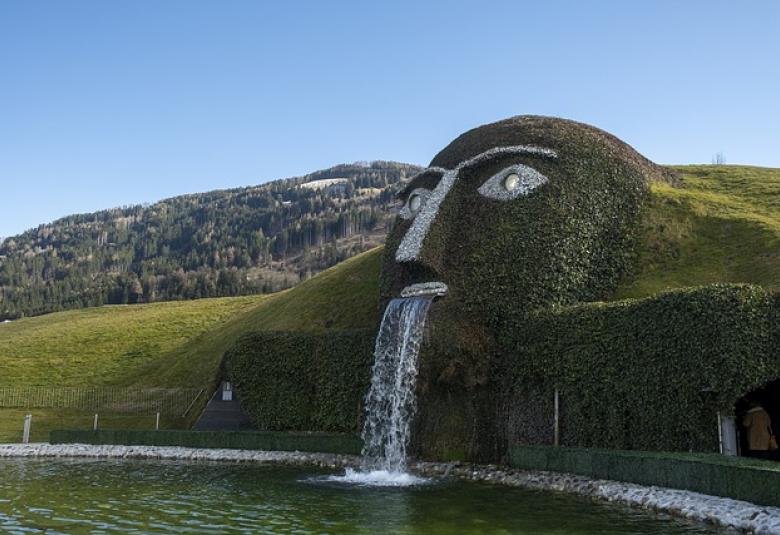 Swarovski Kopf Wasserfall