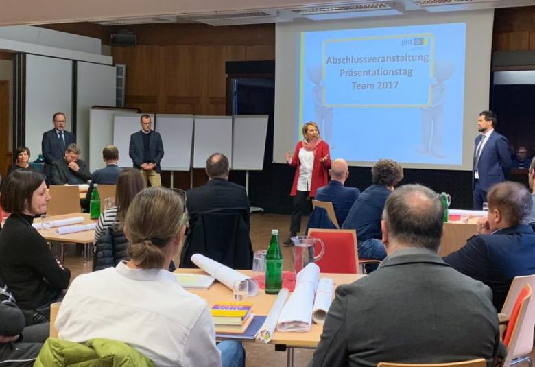 Bild von der Abschlussveranstaltung Team 2017