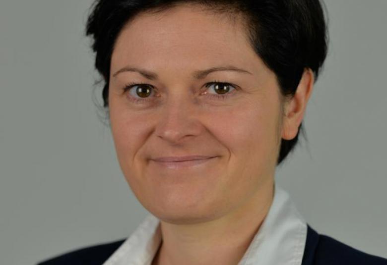 Das Bild zeigt die Referentin der Veranstaltung.