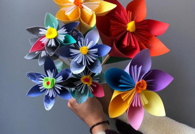 Papierblumen