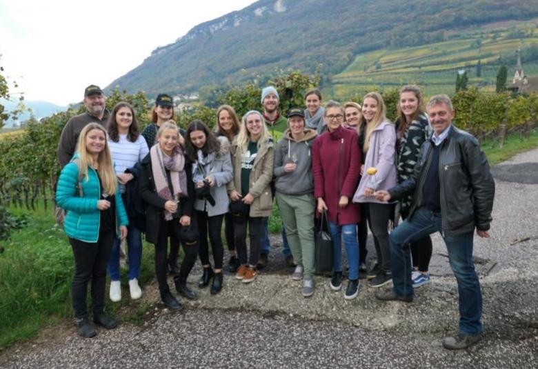 Exkursion nach Südtirol im „Unterricht zum Jungsommelier“ am 5.11.2018