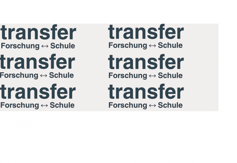 Das Bild zeigt das Logo der Zeitschrift transfer. 