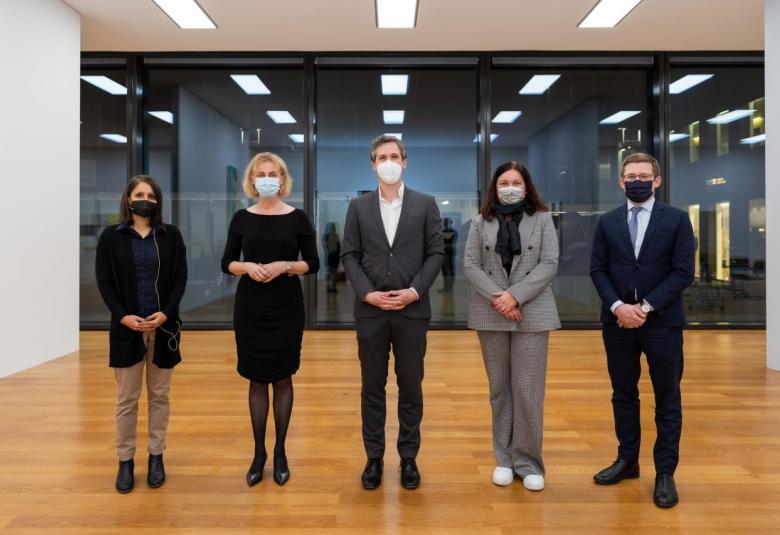 v.l.n.r.: V.Kumar;G.Marok-Wachter;C.Oberhauser;K.Jansen