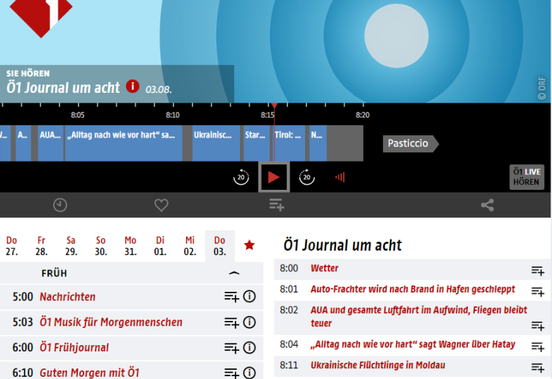 Ö1, Ö3, Radio Tirol, ORF online und die Tiroler Tageszeitung berichteten über Lehrgang und Kooperation "Nationalsozialismus, Antisemitismus und Holocaust"