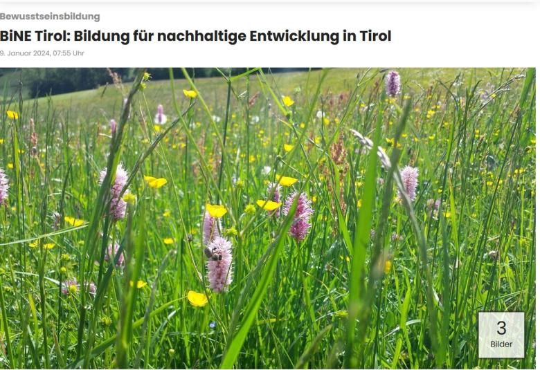 „Bildung der Zukunft Tirol 2030“ in den Bezirksblättern