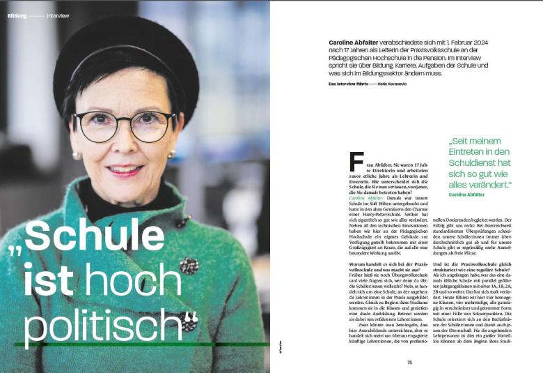 Caroline Abfalter im großen Interview mit Bildung & Karriere.