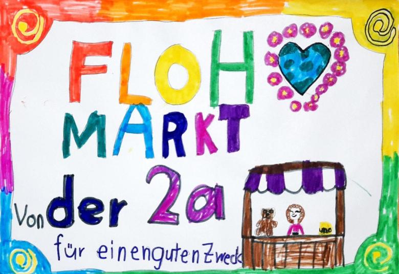 Einen Flohmarkt organisierten die Kinder der 2a und lukrierten damit 1000 Euro, die sie für Ziegen in Simbabwe spendeten.
