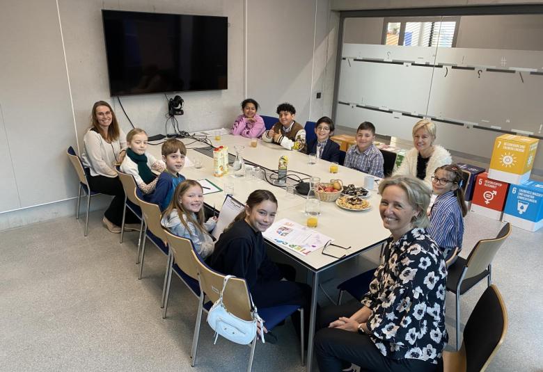 FREI DAY-Gruppe im Rektorat