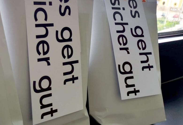 Die neuen Mitarbeiter:innen wurden u.a. mit einem Goodie-Bag begrüßt