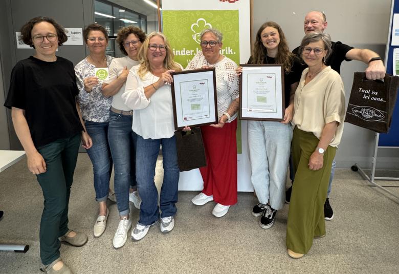 Gruppenbild kinder.kulinarik.weg.tirol 2024/25