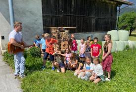 "Einweihungsfest" Bienenhotel