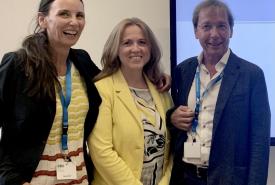 Claudia Haas (PHT), Elisabeth Haas (KPH Edith Stein-Stams) und Peter Theurl (PHV)