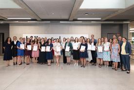 Graduierungsfeier Gruppenbild