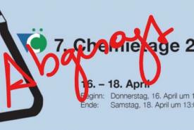 Chemietage 2020 abgesagt
