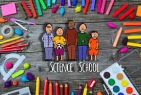 logo from science to school