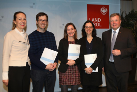 vl: Irmgard Plattner, Paul Resinger, Andrea Raggl, Sabrina Gerth, Bernhard Tilg