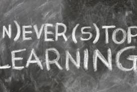 Never stop learning