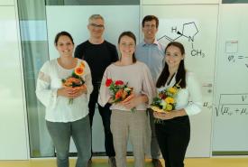 Das Bild vlnr.: Natalie Leitner, Thomas Müller, Valentina Glaser, Axel Eghtessad, Flora Bolter