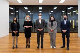 v.l.n.r.: V.Kumar;G.Marok-Wachter;C.Oberhauser;K.Jansen