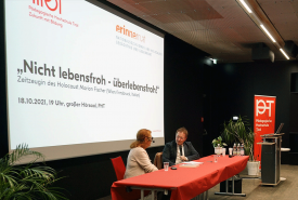 Den Auftakt der Kooperation bildete eine Zeitzeuginnenveranstaltung