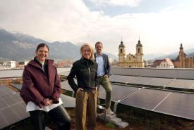 Anfang der Woche wurde die neue PV-Anlage der PH Tirol offiziell übergeben.