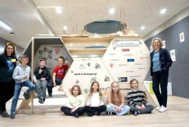 Insgesamt sieben Schüler:innen der Praxisvolksschule stellten sich dem herausfordernden Bewerb "Känguru der Mathematik"