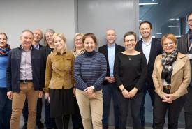 Den Auftakt der International Week bildete ein Treffen mit Rektorin Regine Mathies.