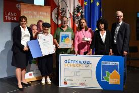 Bereits zum 3. Mal erhielt die Praxisvolksschule das Gütesiegel "Gesunde Schule"