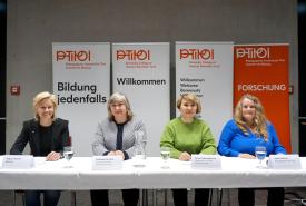 Das EU-Projekt KazDual wurde an der PH Tirol von Regine Mathies initiiert und bis zu ihrem Amtsantritt als Rektorin im Oktober 2022 geleitet. Anschließend übernahm Ingrid Hotarek die Leitung des EU-Projekts. 