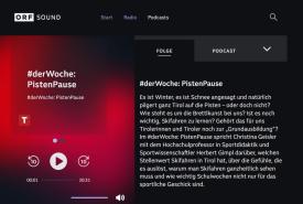 Herbert Gimpl im Gespräch mit ORF-Redakteurin Christina Geisler über das Skifahren