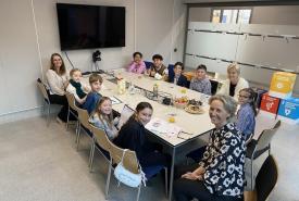 FREI DAY-Gruppe im Rektorat