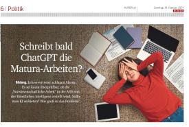 KI und Matura? Rektorin Regine Mathies gibt ihre Einschätzung als Expertin im Kurier-Interview.