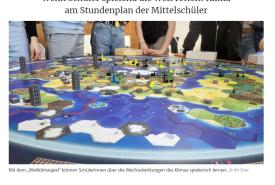 Die TT und Radio U1 berichten über das Weltklimaspiel.