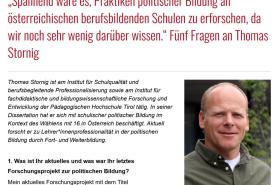 Thomas Stornig wurde interviewt