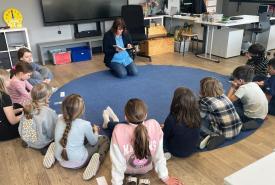 Kinder am Vorlesetag