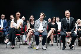 Das Rektorat bei der akademischen Feier