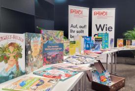 Büchertisch beim KlimaSnack "Klima+Literatur" am 11.11.2021