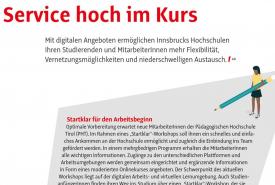 Service hoch im Kurs - Beitrag in Innsbruck informiert 