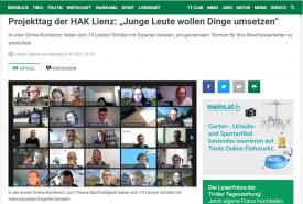 Projekttag an der HAK Lienz mit Helga Mayr und Anna Oberrauch