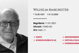 Abschied von Wilhelm Margreiter