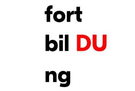 Fortbildung